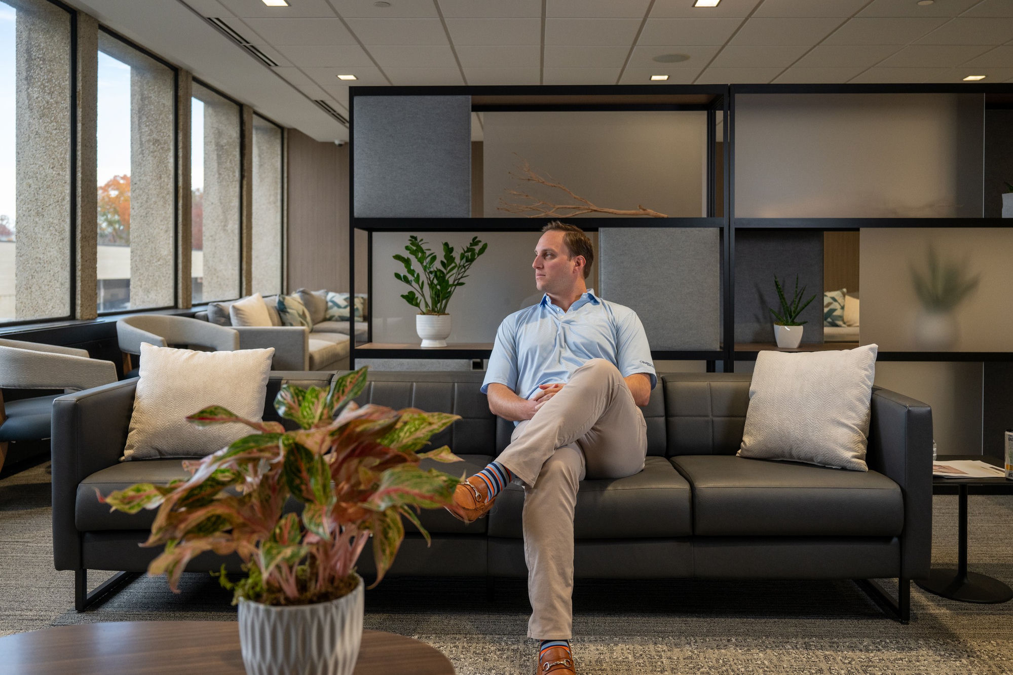 Brad Fitzgerald in a client meeting